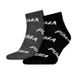 Puma 2P BWT Chaussette mi-mollet Noir/Gris Taille 43/46