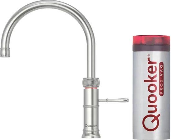 Quooker PRO3 Classic Fusion Round RVS - Keukenkraan - RVS - 8720823104663