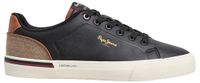 Pepe Jeans Kenton Campus M Sneakers voor heren, zwart., 42 EU