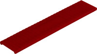 Kunststof tunnelblokje 20x3mm Rood