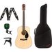 Fender CD-60S Natural guitare acoustique folk + gigbag + accessoires
