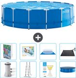 Intex Rond Frame Zwembad - 457 x 122 cm - Blauw