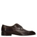 Manfield Leren Veterschoenen Zwart