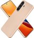 kwmobile telefoonhoesje geschikt voor Samsung Galaxy A57 5G - Hoesje voor smartphone - Back cover in metallic goud