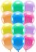 Partydeco Sp. Z O. O. Ballon de fête - biodégradable - 400x - multicolore