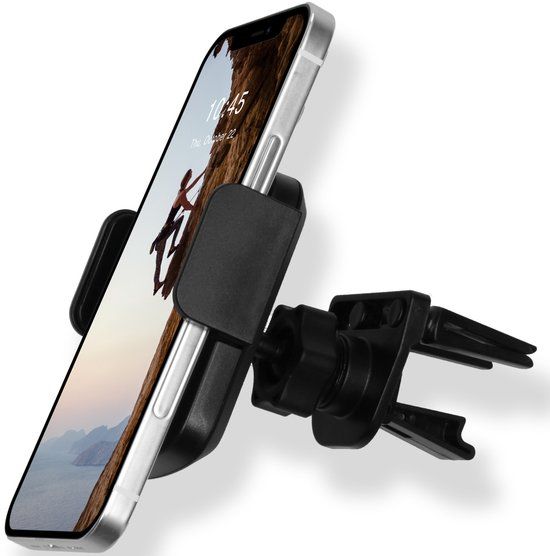 Accezz Telefoonhouder Auto Ventilatierooster - Verstelbaar - Universeel - Zwart