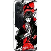 Maniacase Etui Oppo A58 Demon Slayer Kimetsu no Yaiba Itachi Uchiha