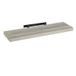 Wadiga Étagère murale en bois MDF gris 80cm – Supporte jusqu'à 10kg – Dimensions 80x23.5x3.8cm – Pour espaces modernes