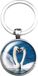 MC Living Sleutelhanger Glas - Zwanen