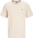 Jack & Jones T-shirt Jprbluwin Structure Tee Col rond 12235229 Peach Nougat Hommes Taille - M