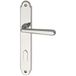 Marchesi 1231.15C.008.M deurkrukgarnituur ALT-WIEN - op bord BB 90, 38-43, met Hangerl, Mess. Verchr, chroom