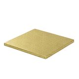 0931720 DECORA 0931720 vierkante taartplaat goud 45 x 1,2 cm
