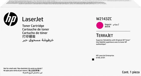 HP W2143ZC originele tonercartridge voor LaserJet Contract, magenta
