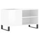vidaXL Meuble de rangement Bois d'ingénierie Blanc brillant 85x38x48 cm