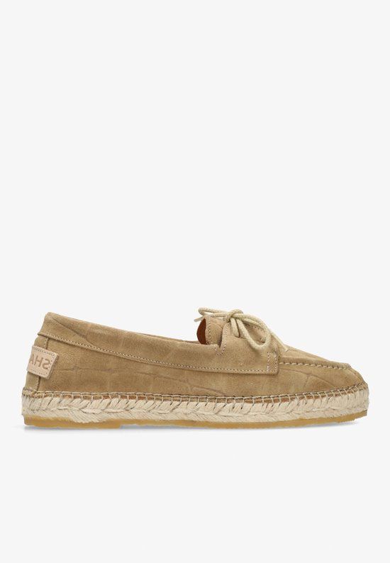 Shabbies Amsterdam Elche Cruise Espadrille Suède Zand - Maat 39