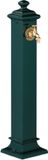 Merkloos Relaxdays waterzuil met kraan - 86 cm - gietijzer - groen