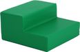 IGLU Softplay IGLU Shape G - Mini marche/escalier en mousse pour enfants/petits enfants 40 x 40 x 20 cm en vert foncé