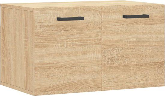 vidaXL Wandkast - 60x36,5x35 cm - Bewerkt Hout - Sonoma Eikenkleurig