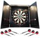 Dartcentrum jeu de fléchettes - 16 gram jeux de fléchettes - Complet avec armoire et éclairage LED