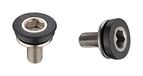 FSA JIS crankschroeven, van staal, zwart, M8-schroefdraad
