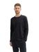 TOM TAILOR Shirt zwart / wit