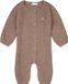 Noppies Unisex Playsuit Monrovia Long Sleeve Café au Lait Maat 44