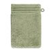 Möve Loft Uni washandje met bies, chenille, 20 x 15 cm, 100% katoen (spinair), mos