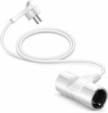 Prise double avec câble 1,5 m - Multiprise Schuko 2 voies