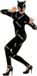 Widmann Shoppartners Catgirl/Catwoman Kostuum Dames Zwart Maat S