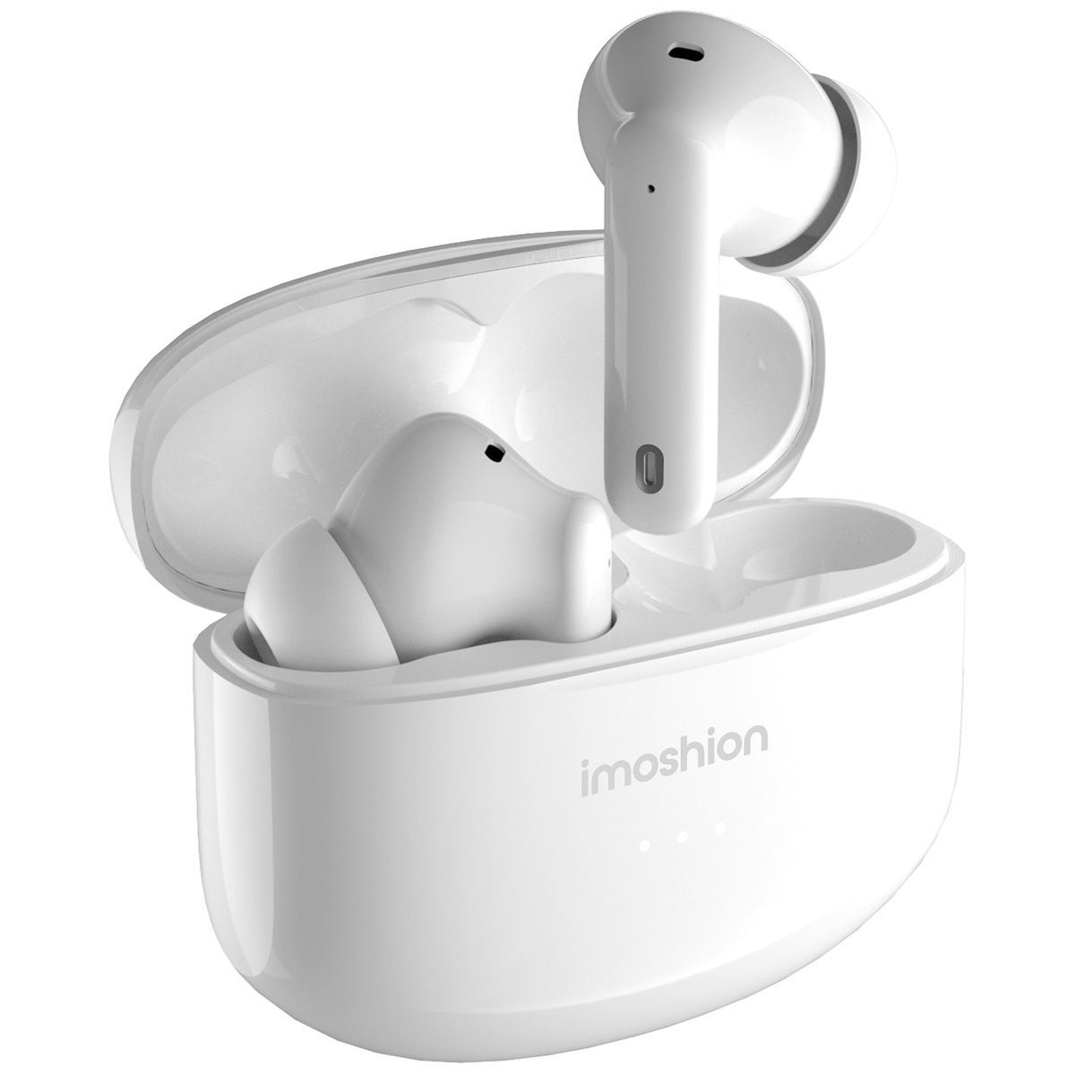 iMoshion Aura Pro Earbuds - White - Active Noise Cancelling (ANC) - Bluetooth 5.3 - 30H Battery