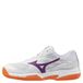 Mizuno Break Shot tennisschoenen - wit/paars