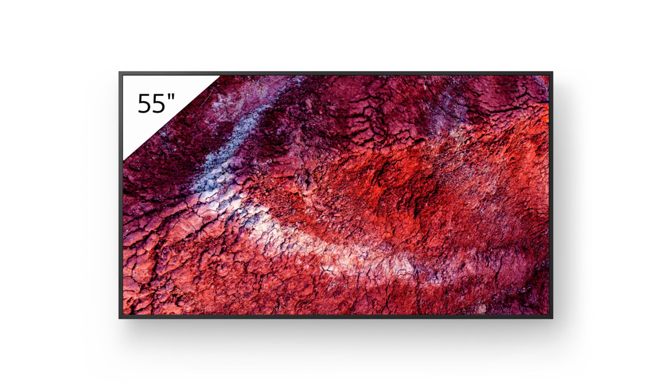 Sony FW-55BZ40P Professioneel 55-inch scherm met een unieke Deep Black Non-Glare Premium-coating en IP5X-stofbescherming.