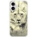 Lionne Verstevigd hoesje met sublimatie bedrukking, compatibel met Apple iPhone 16