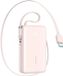 Joyroom Powerbank JR-PR2L - 10000mAh - 35W - Câble USB-C pliable - Rouge