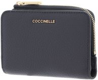 COCCINELLE Leren portemonnee Metallic Soft Wallet Stove blauwgrijs