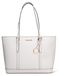 Sac à main pour femme en cuir saffian avec fermeture éclair, élégant et spacieux, dimensions 45x29x16 cm