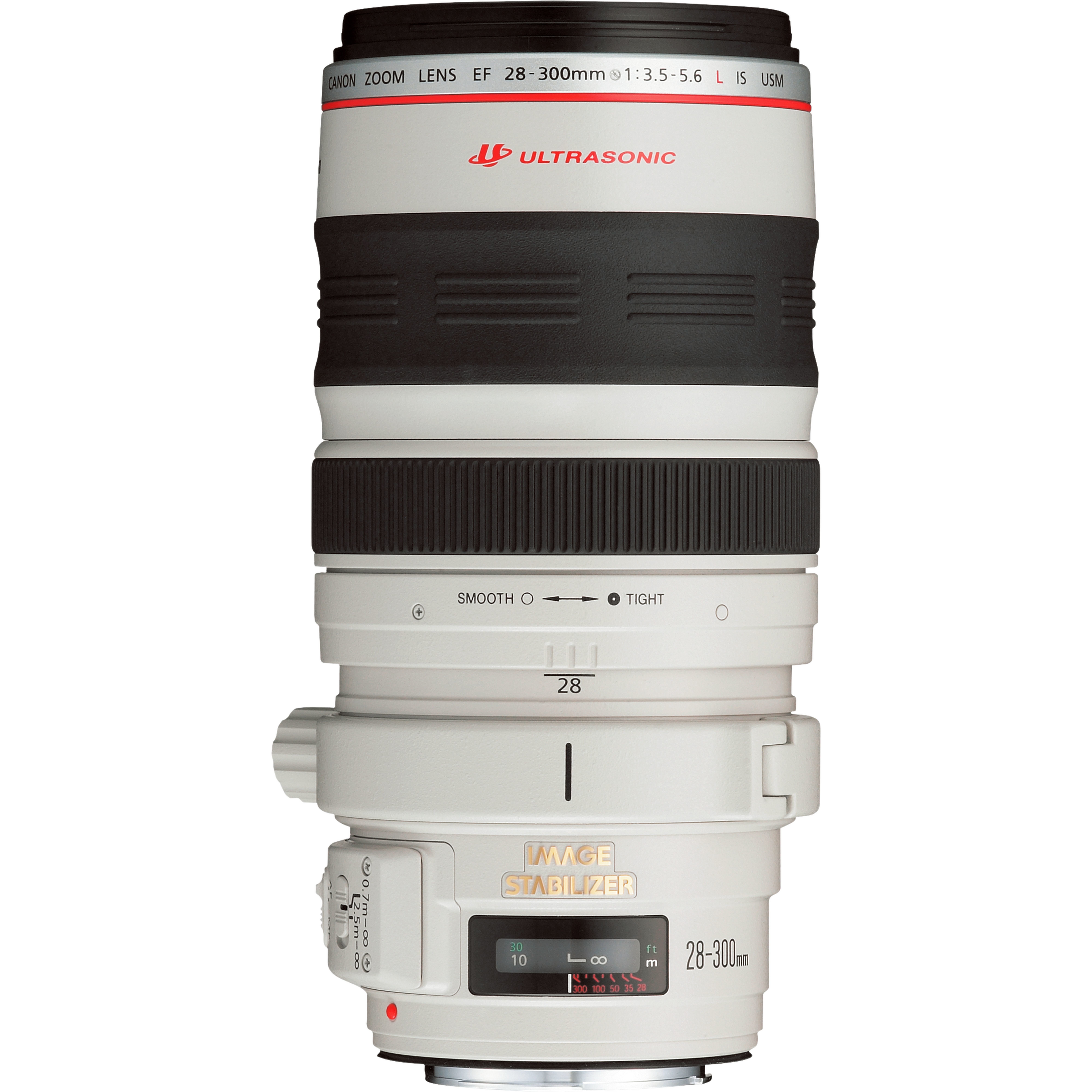 Canon EF 28-300mm f/3.5-5.6L IS USM Telephoto Lens White