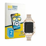 BROTECT - Screenprotector voor fitonyo Smartwatch 1.29" - Folie Beschermfolie transparant 2 Stuks