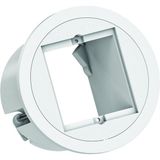 Bachmann PIX 1xCM RAL9010 Decoratieve ring in roestvrijstaal look