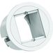 Bachmann PIX 1xCM RAL9010 Decoratieve ring in roestvrijstaal look