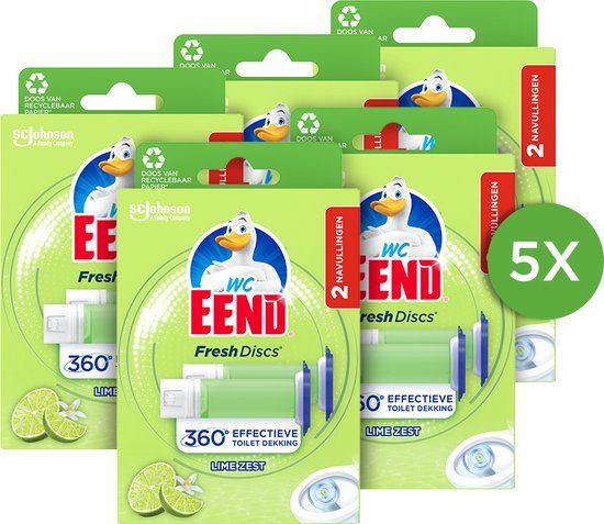 WC-Eend Fresh Discs Navul Duo Lime Zest