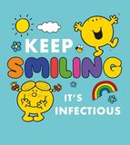 HEER Mr Men and Little Miss Keep Smiling Card