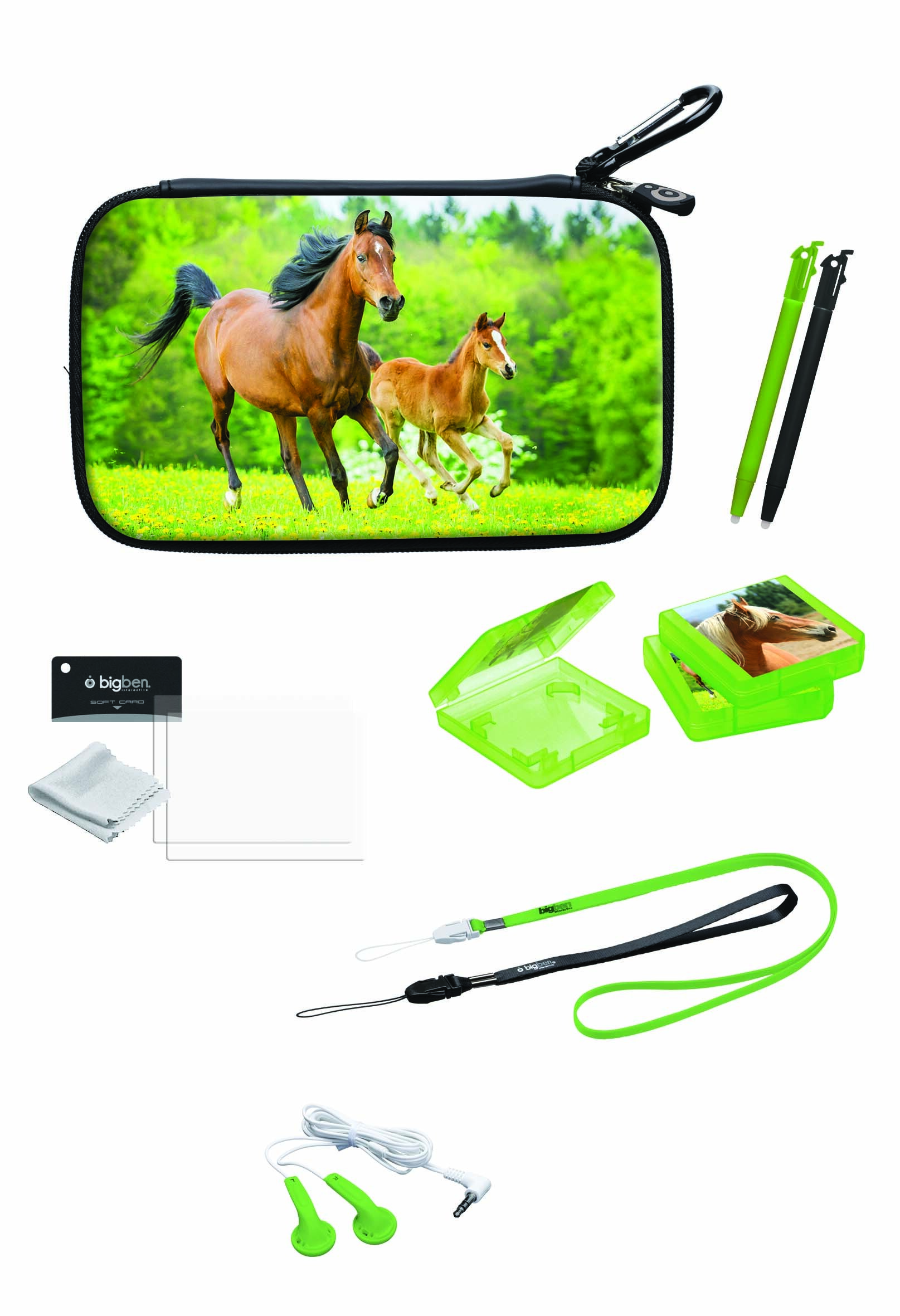 BigBen Nintendo 3DS accessoirepakket - paarden