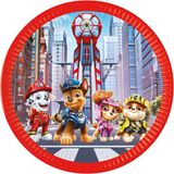Globos Europe Wefiesta - Paw Patrol Film Dinerborden (papier) - Rond - Multi - 8 stuks