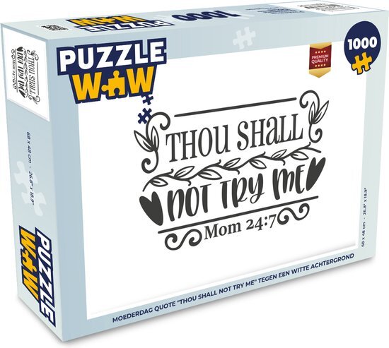 MuchoWow Puzzel Moederdag cadeautje - Wijsheden - Quotes - Legpuzzel - Puzzel 1000 stukjes volwassenen