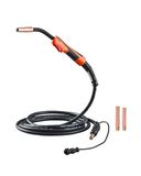 VEVOR 250A MIG-laspistool met 4,6 m kabel, lastoorts compatibel met LincoIn Power MIG 200, 215, 216, 255 en Wire-Matic 255 lasapparaten, geschikt voor lasdraden van 0,0889/0,1143 cm