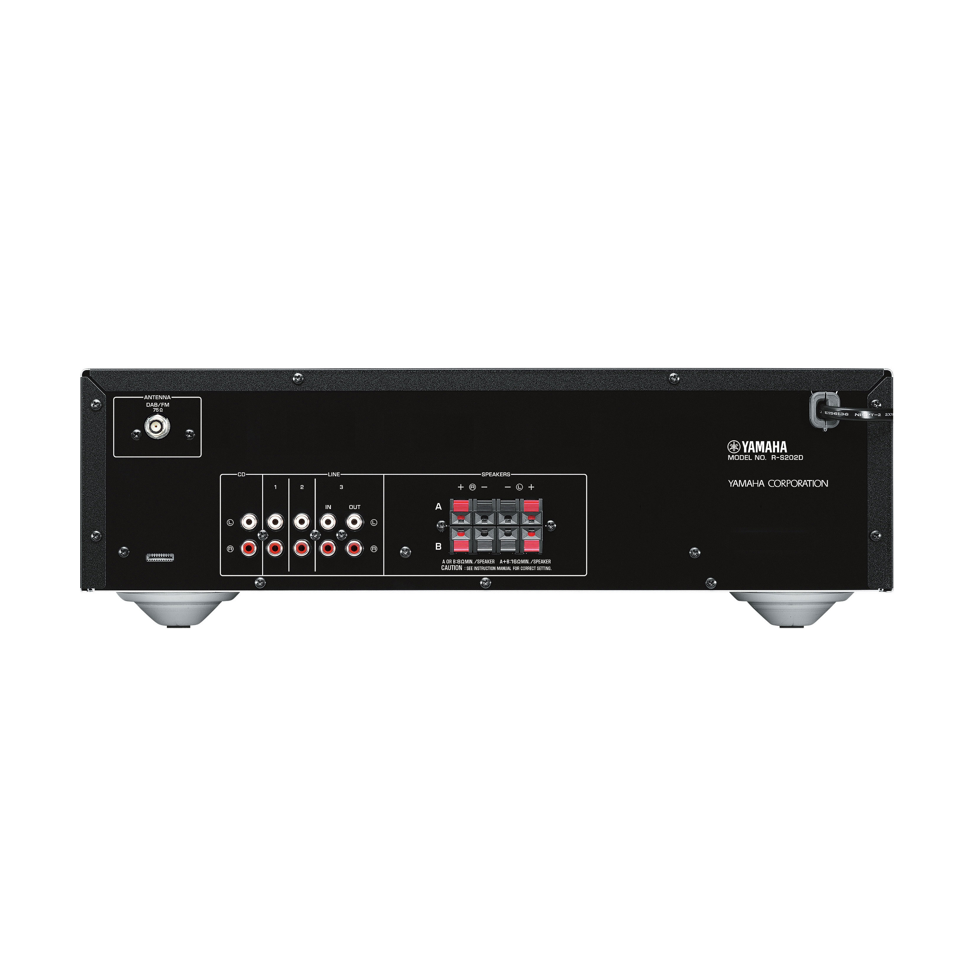 Yamaha R-S202D Stereo Receiver | Bluetooth | DAB Radio - Black