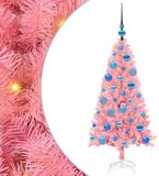 vidaXL - Kerstboom - Roze - 120 cm - PVC