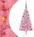 vidaXL - Kerstboom - Roze - 120 cm - PVC