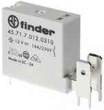 Finder 45.71.7.012.1310 Printrelais 12 V/DC 16 A 1x NO